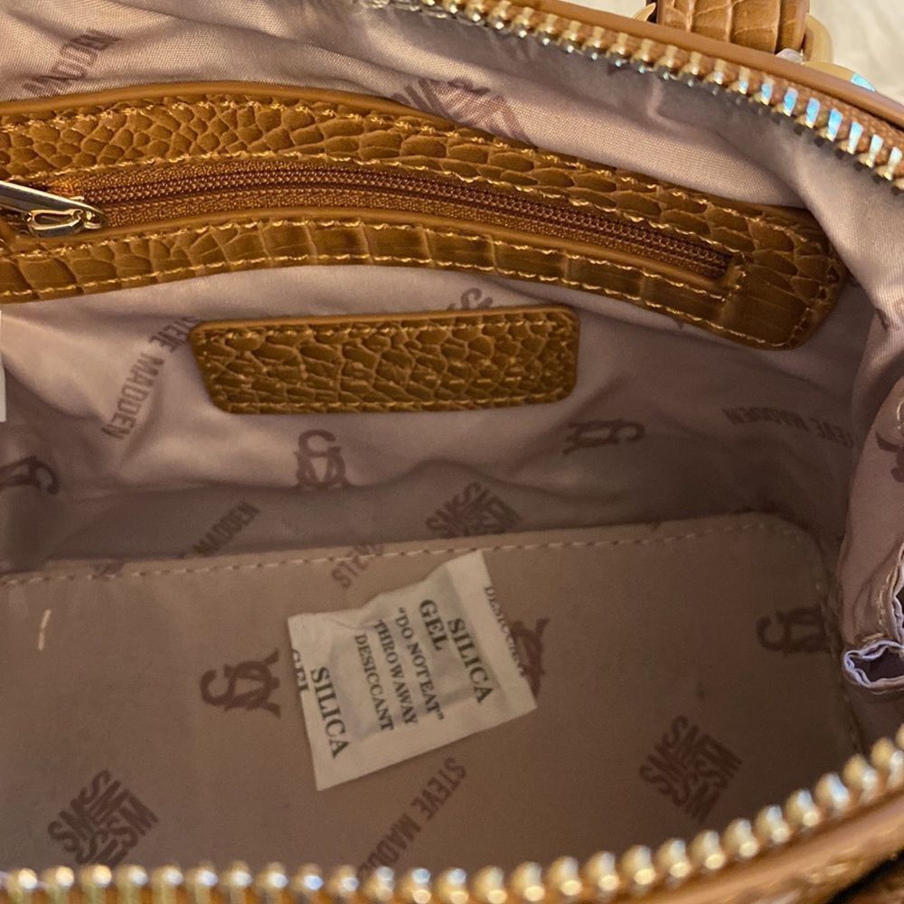 NWT Steve Madden (BHope) Satchel/Crossbody - Cognac - Picture 13 of 16